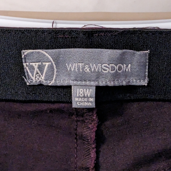 Wit & Wisdom Ab-solution Ankle Skimmer Jeans Plus Size 18W - Picture 3 of 5